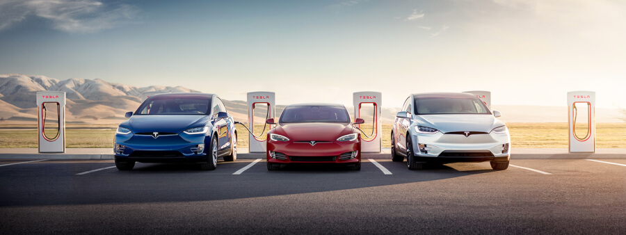 Teslas pie Supercharger