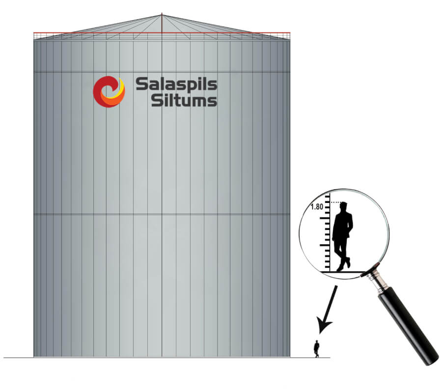 Salaspilī būvēs saules enerģijas ražotni 2 Akumulācijas tvertne