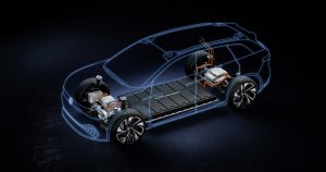 VW I.D. MEB platformas vizualizācija