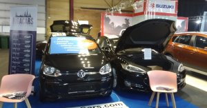 Rigacars.lv VW eUp un Tesla Model S