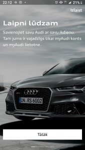 Audi aplikācija