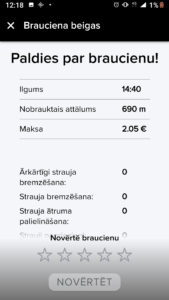 Fiqsy elektroauto koplietošanas aplikācija