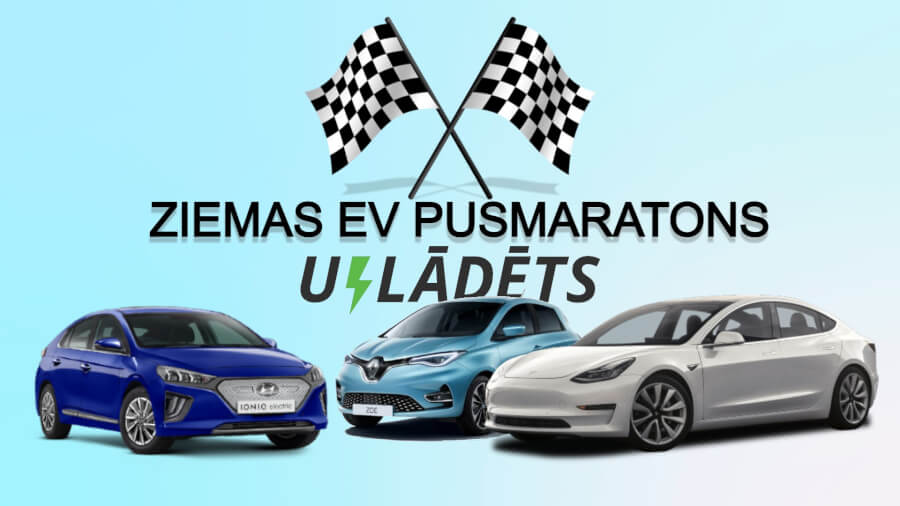 Ziemas elektroauto pusmaratons