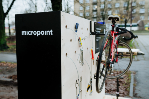 Rīgā radīts jauns risinājums mikromobilitātes veicināšanai - Micropoint 1
