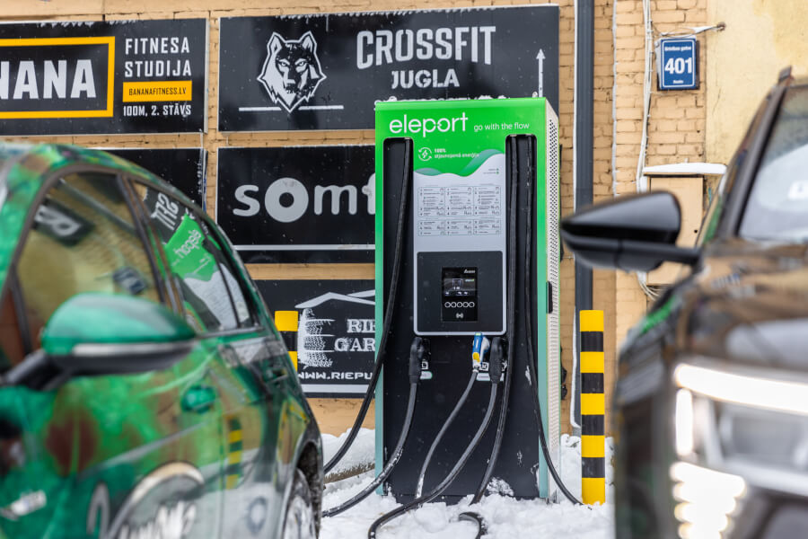 Eleport installs the first electric car charging stations in Latvia