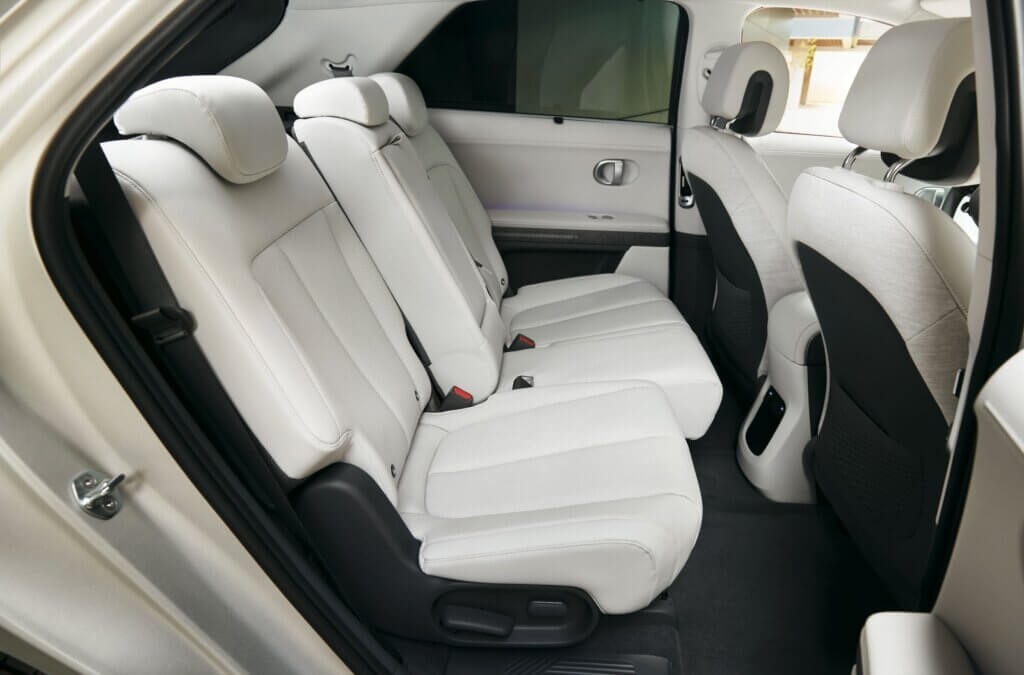 Hyundai Ioniq 5 aizmugurejais sedeklis