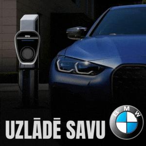 BMW uzlādes stacija baneris GIF