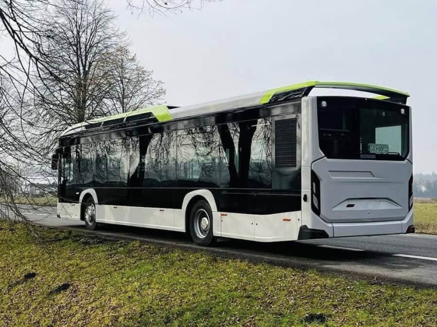 Daugavpilij paredzētais Scania Citywide LF BEV elektriskais autobuss