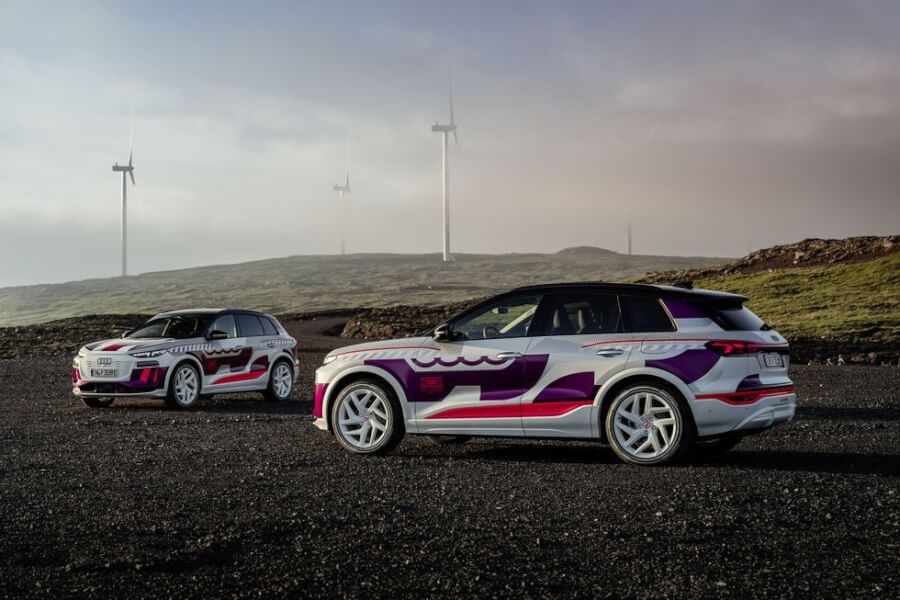 Audi Q6 e-tron un SQ6 e-tron prototips (Publicitātes attēls)