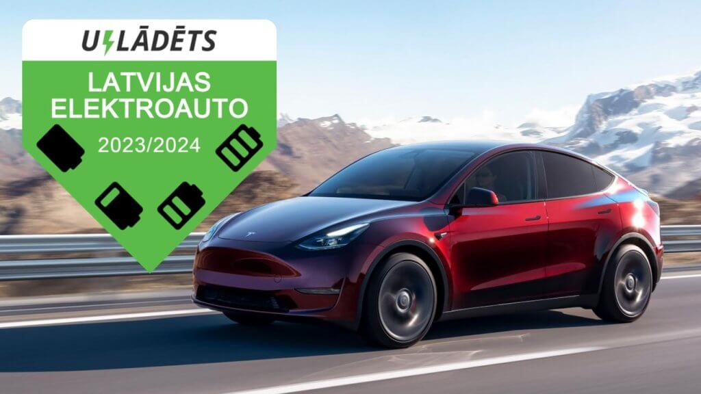 Latvijas elektroauto 2023/2024 ir Tesla Model Y