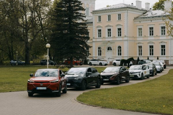 Latvijas E-auto 2024/2025 pirmais testa brauciens