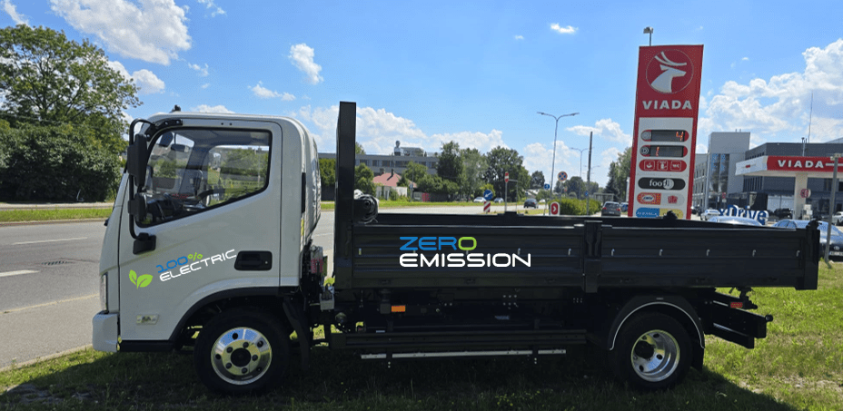 这是一个尝试 FOTON eAUMARK 电动自卸车的机会。100％ 电动、零排放——这正是公司可持续发展所需要的！