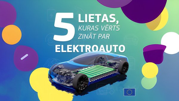 5 lietas, kas jāzina par elektroauto