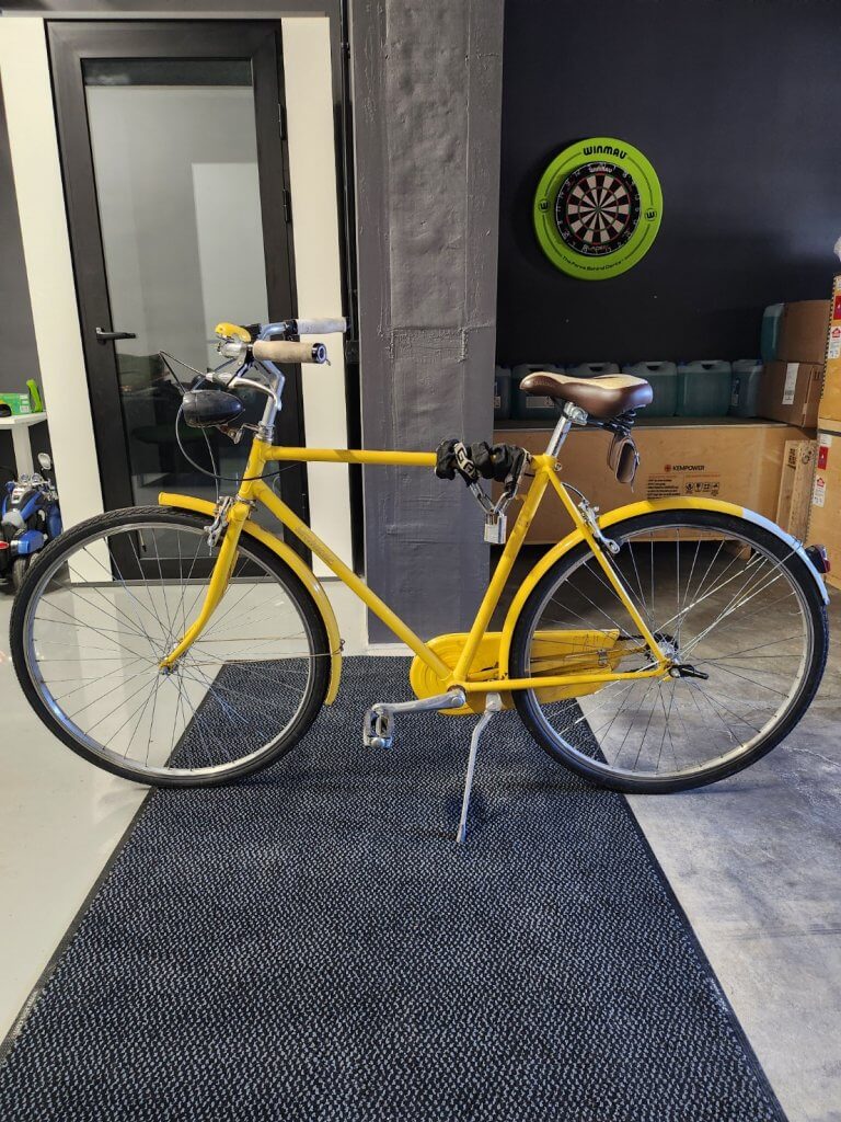 Velosipēds pirms elektrifikācijas