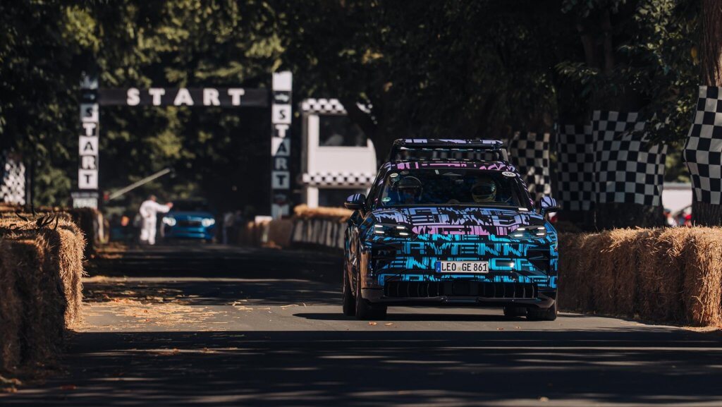 Porsche Cayenne Electric prototype at Goodwood