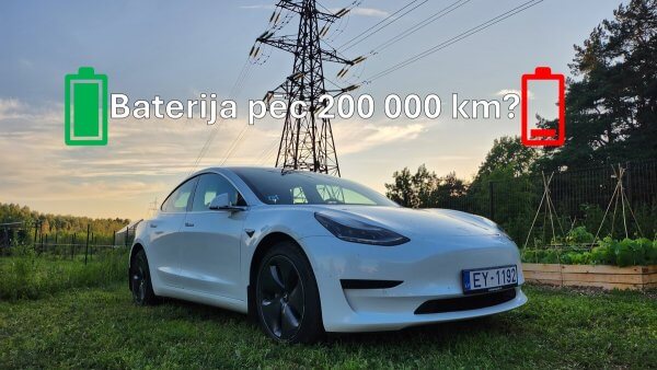 Tesla Model 3 battery after 200k km