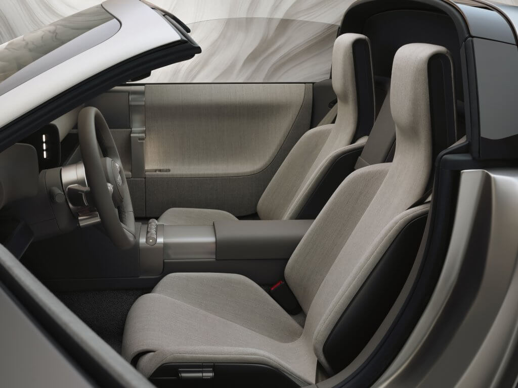 Audi Concept C. Static studio shot, interior, driver's seat