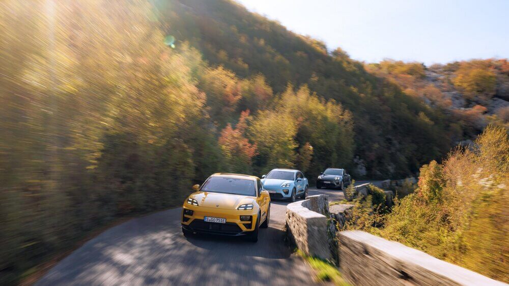 Porsche Macan in autumn