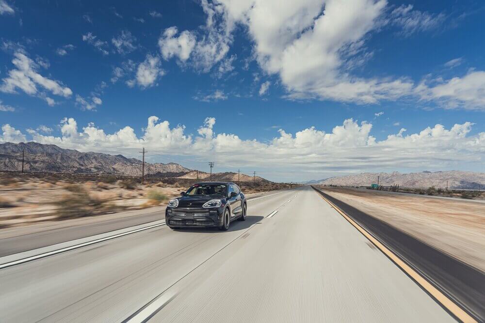 The Cayenne Electric has proven its long-distance capability at a consistently high average speed under real-world conditions.