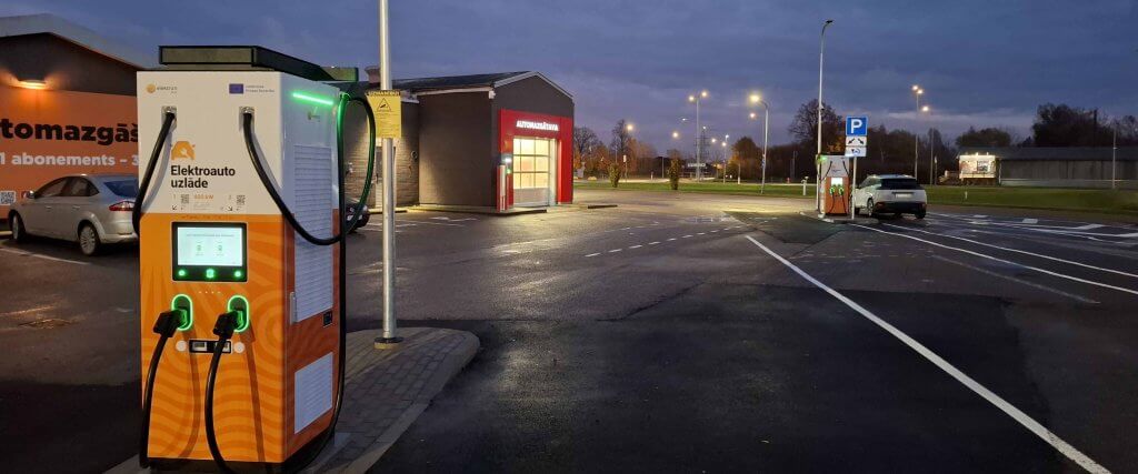 Elektrum Drive chargers on TEN-T network in Latvia