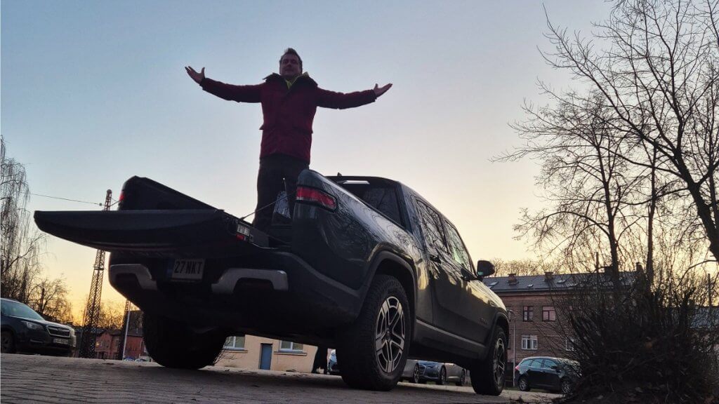 Rivian R1T with Karlis Mendzins