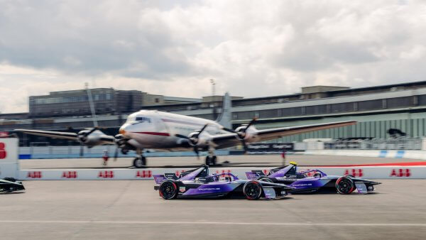 Pascal Wehrlein, António Félix da Costa, TAG Heuer Porsche Formula E Team, Porsche 99X Electric (#1, #13), Berlin E-Prix, ABB FIA Formula E World Championship, 2025, Porsche AG