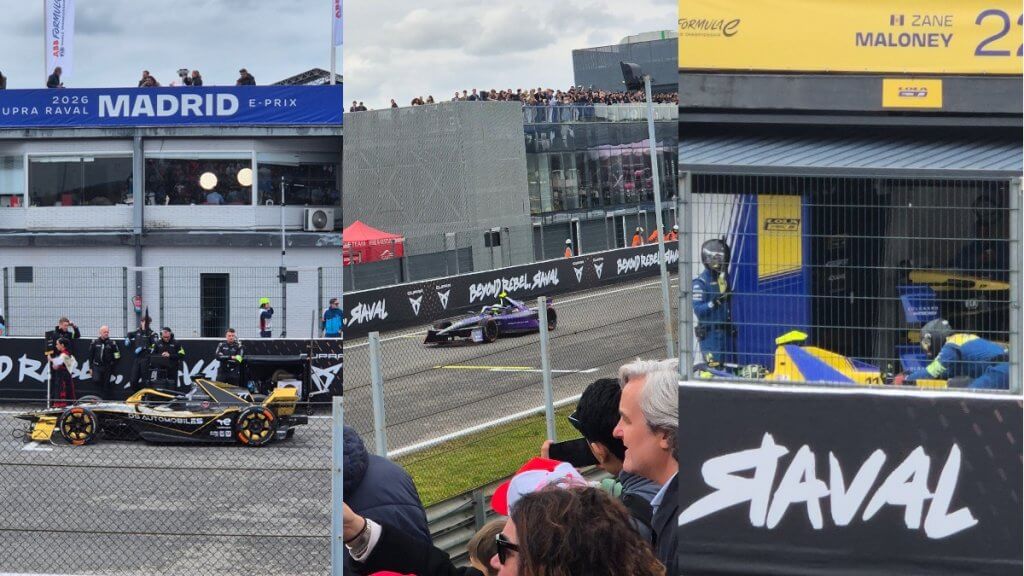 Formula E race in Madrid
