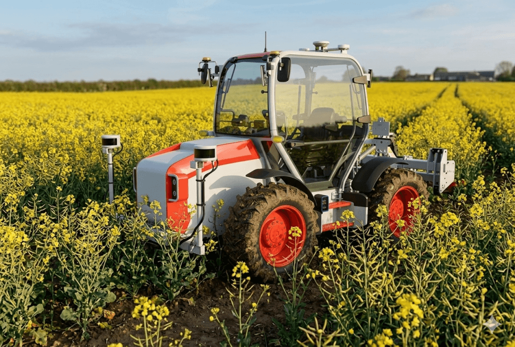 DIESS E-Agrartechnik AG tractor imagined in field