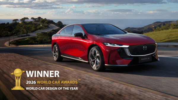 Mazda 6e 2026. gada pasaules labākais automobiļu dizains